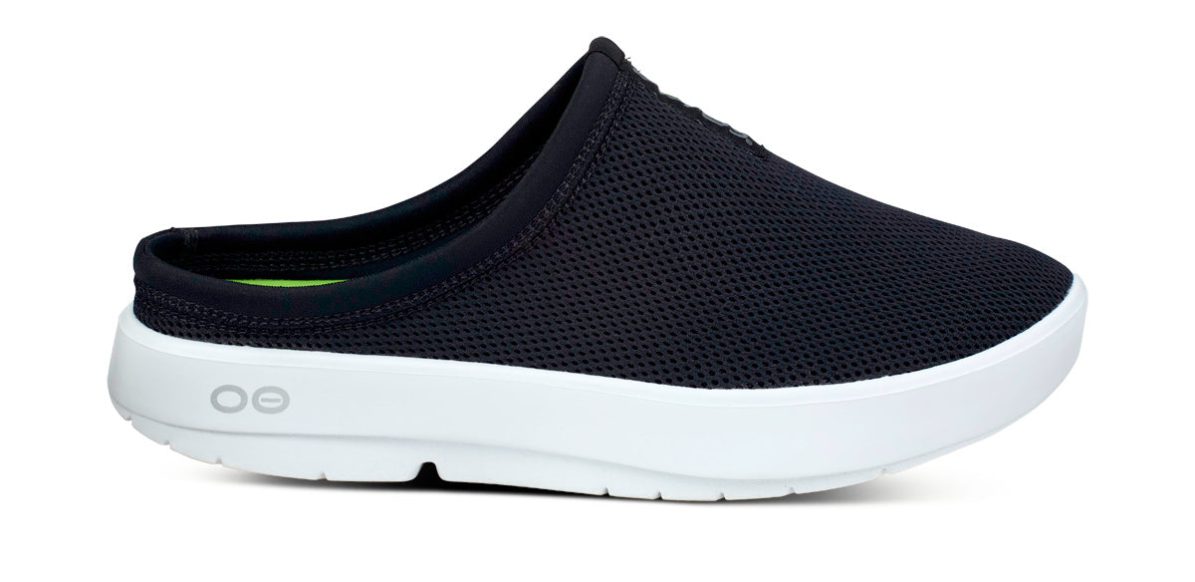 Men's OOcoozie Sport Mule - White Black (SALE) - Image 2