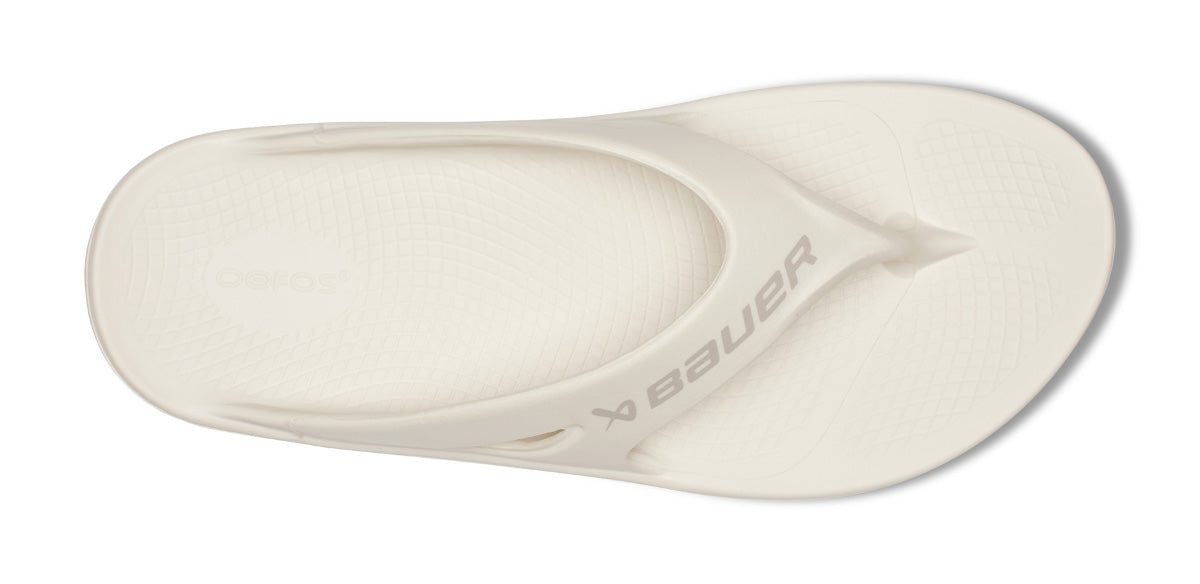 BAUER/OOFOS Men's OOriginal Sport Sandal ?C Chalk - Image 6