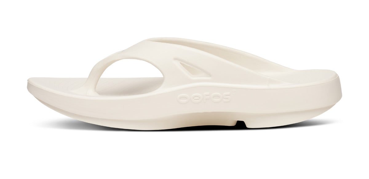 BAUER/OOFOS Men's OOriginal Sport Sandal ?C Chalk - Image 4