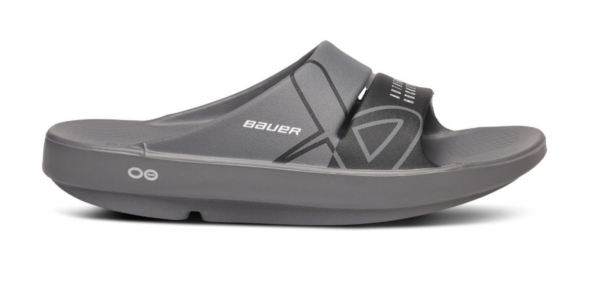 BAUER/OOFOS Women's OOahh Sport Slide Sandal ?C Slate - Image 2