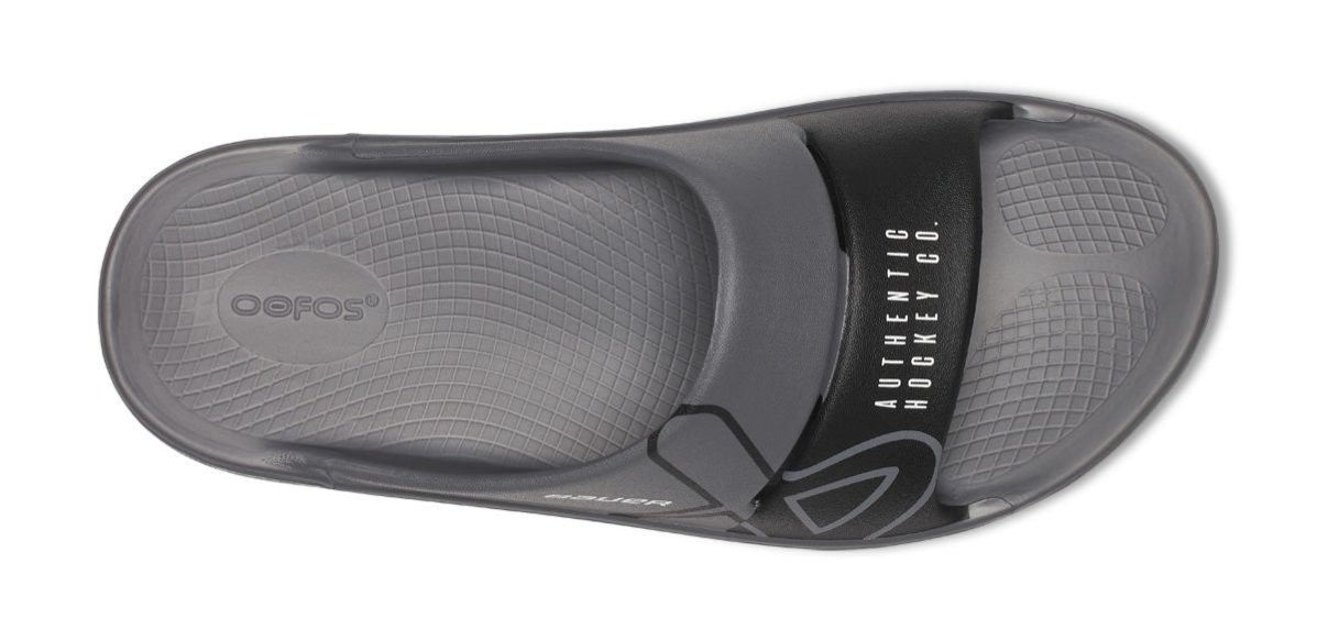 BAUER/OOFOS Women's OOahh Sport Slide Sandal ?C Slate - Image 6