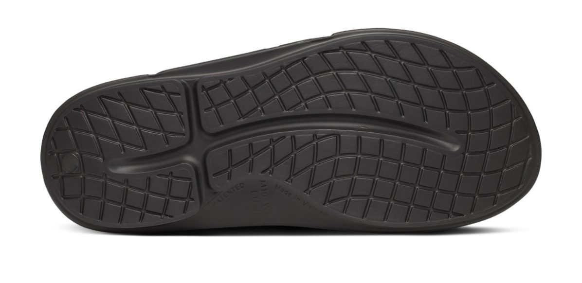 BAUER/OOFOS Men's OOahh Sport Flex Sandal ?C Black - Image 7