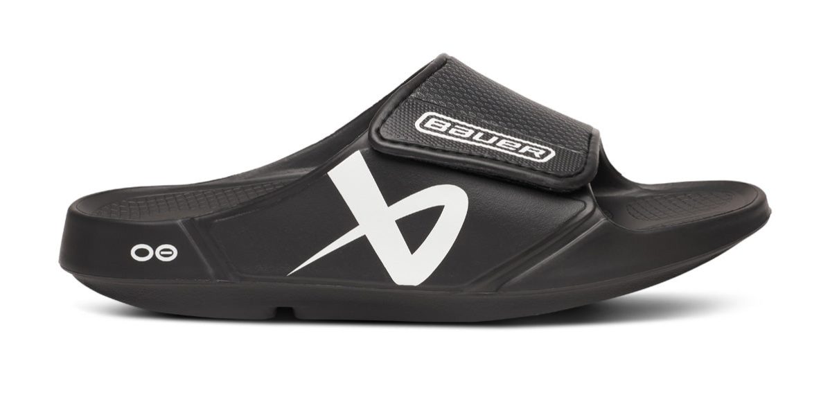 BAUER/OOFOS Women's OOahh Sport Flex Sandal ?C Black - Image 2