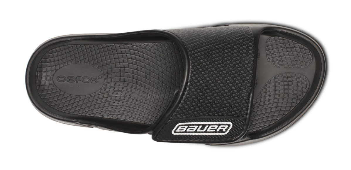 BAUER/OOFOS Women's OOahh Sport Flex Sandal ?C Black - Image 6