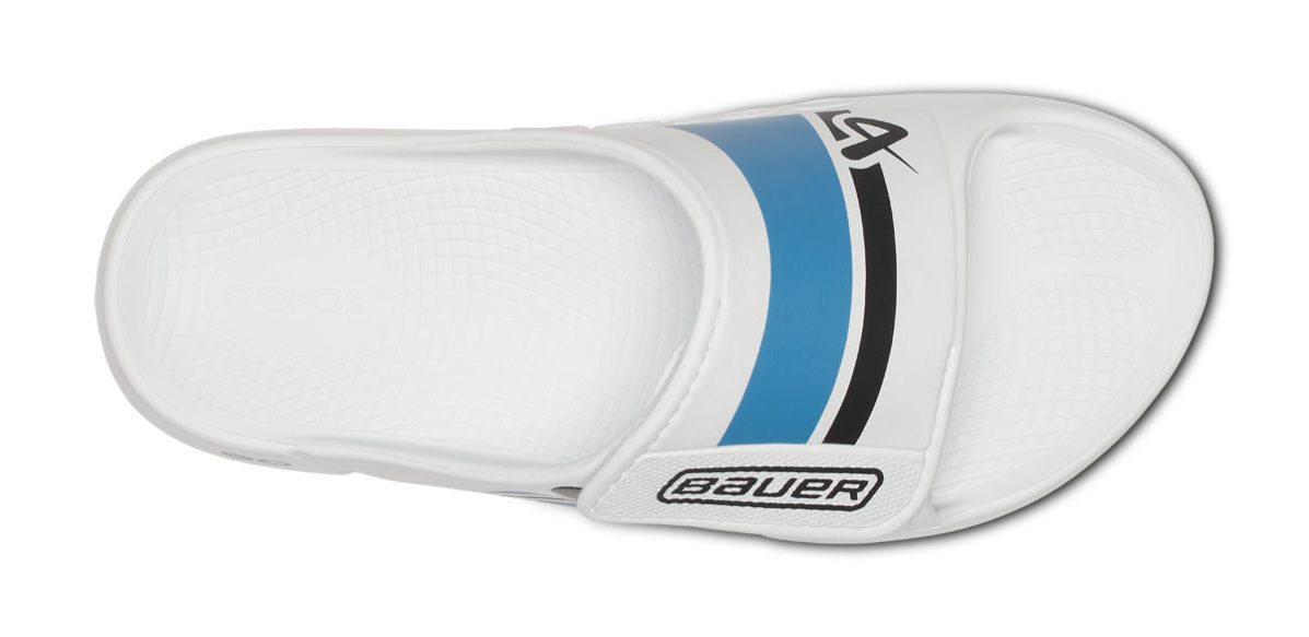 BAUER/OOFOS Men's OOahh Sport Flex Sandal ?C White - Image 9
