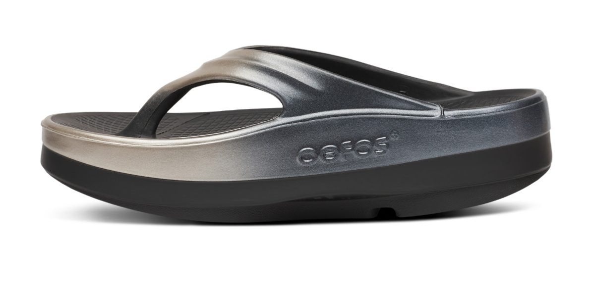 Women's OOmega OOlala Stacked Sandal - Latte Fade - Image 4