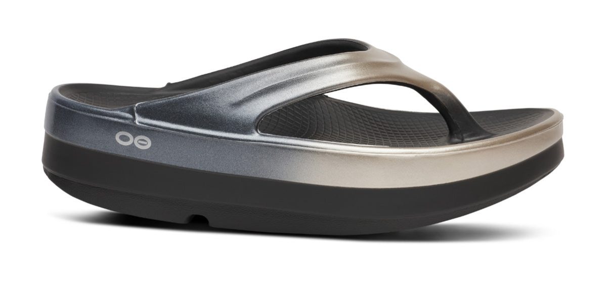 Women's OOmega OOlala Stacked Sandal - Latte Fade - Image 2